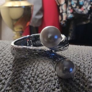 Large spicy silver bracelet /New